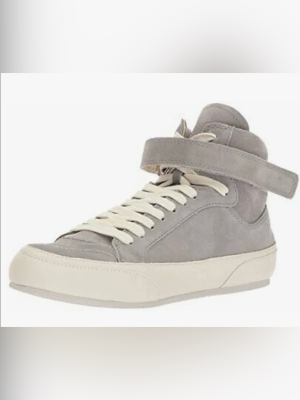 Dolce Vita Westley High-Top Suede Sneaker in Light Gray Sz 10